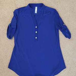 Royal Blue 3/4 Sleeved Top